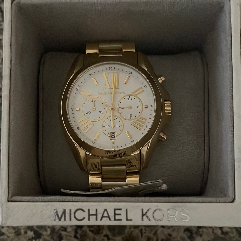 Michael Kors Gold-Tone Chronograph Watch